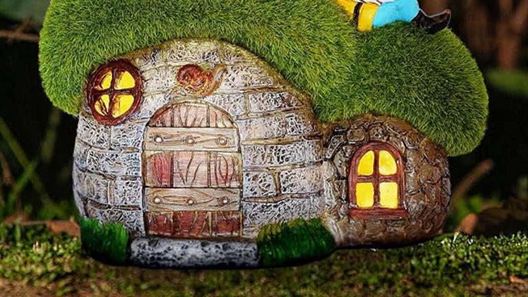 Transform your backyard with adorable solar light statues from Amazon ...