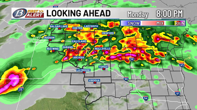 13 First Alert: Severe weather risk for western Wisconsin this ...