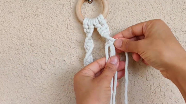 Turn string and a rod into the cutest place to keep paper towels