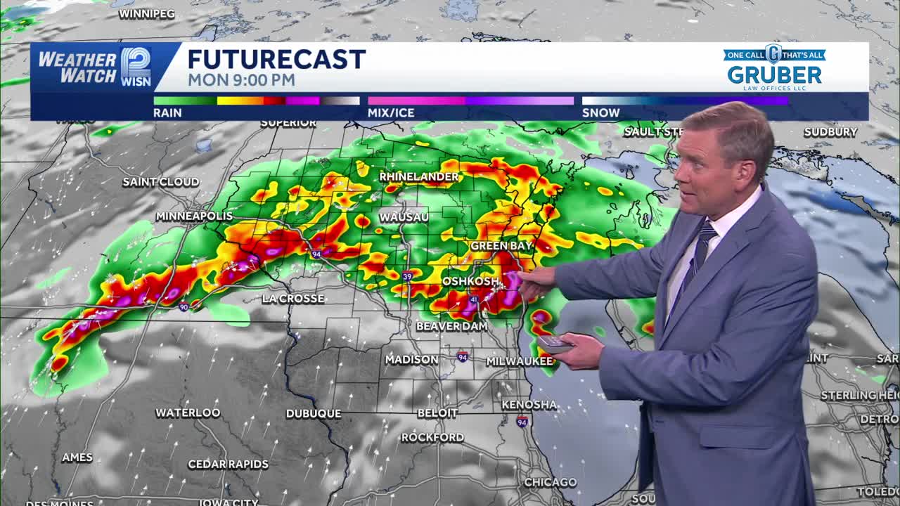 Rounds and rounds of severe storms in SE Wisconsin