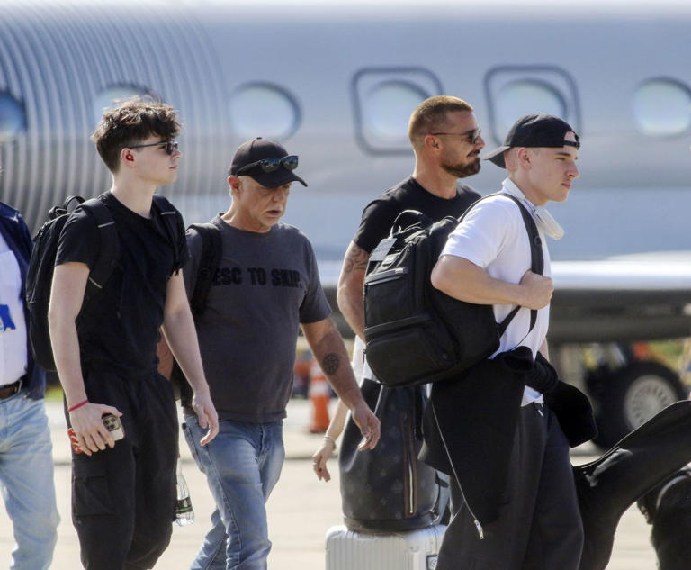 Ricky Martin’s sons look just like him as they arrive in Argentina ...