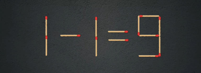 Can you solve this matchstick puzzle by moving two sticks to make the ...