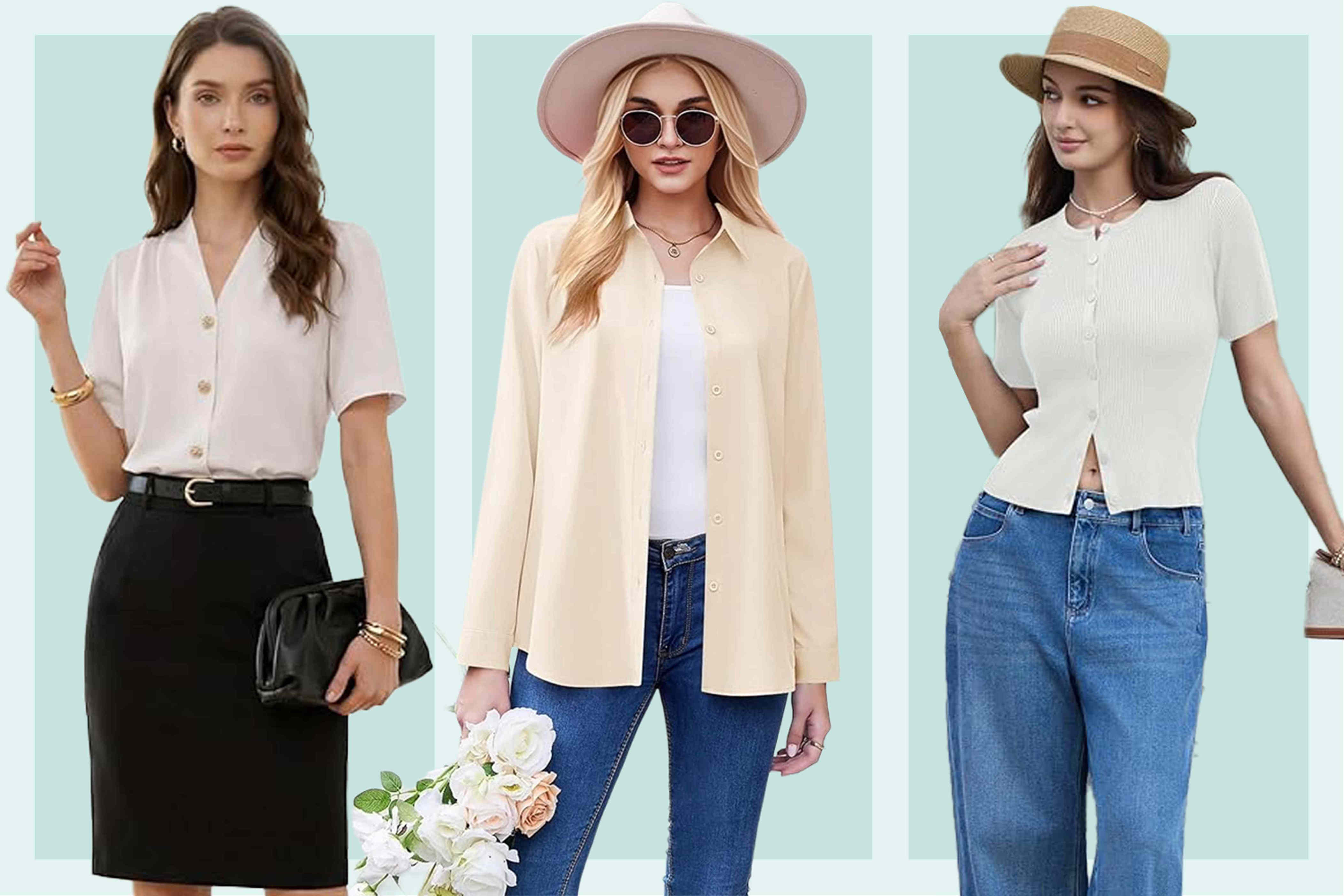 These spring-ready Amazon tops pack like a T-shirt but look more ...