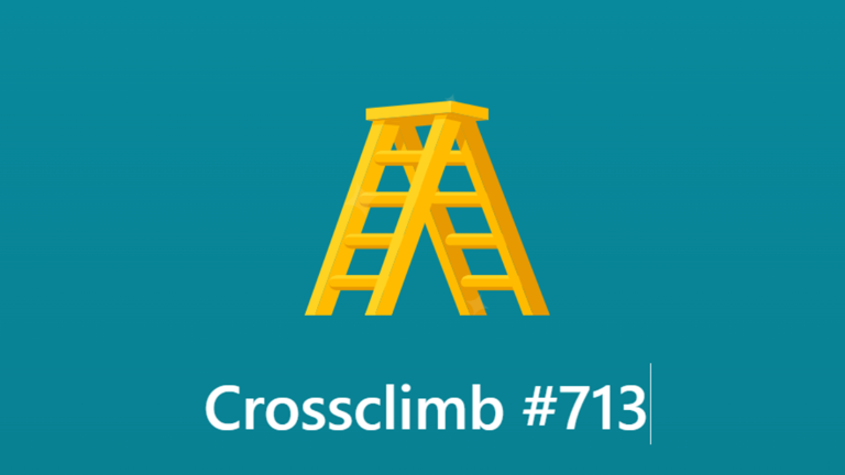 Today’s Crossclimb #713 LinkedIn answer (April 13, 2026)