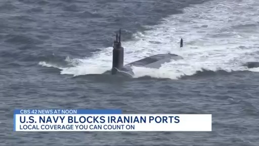 US Navy blocks Iranian ports