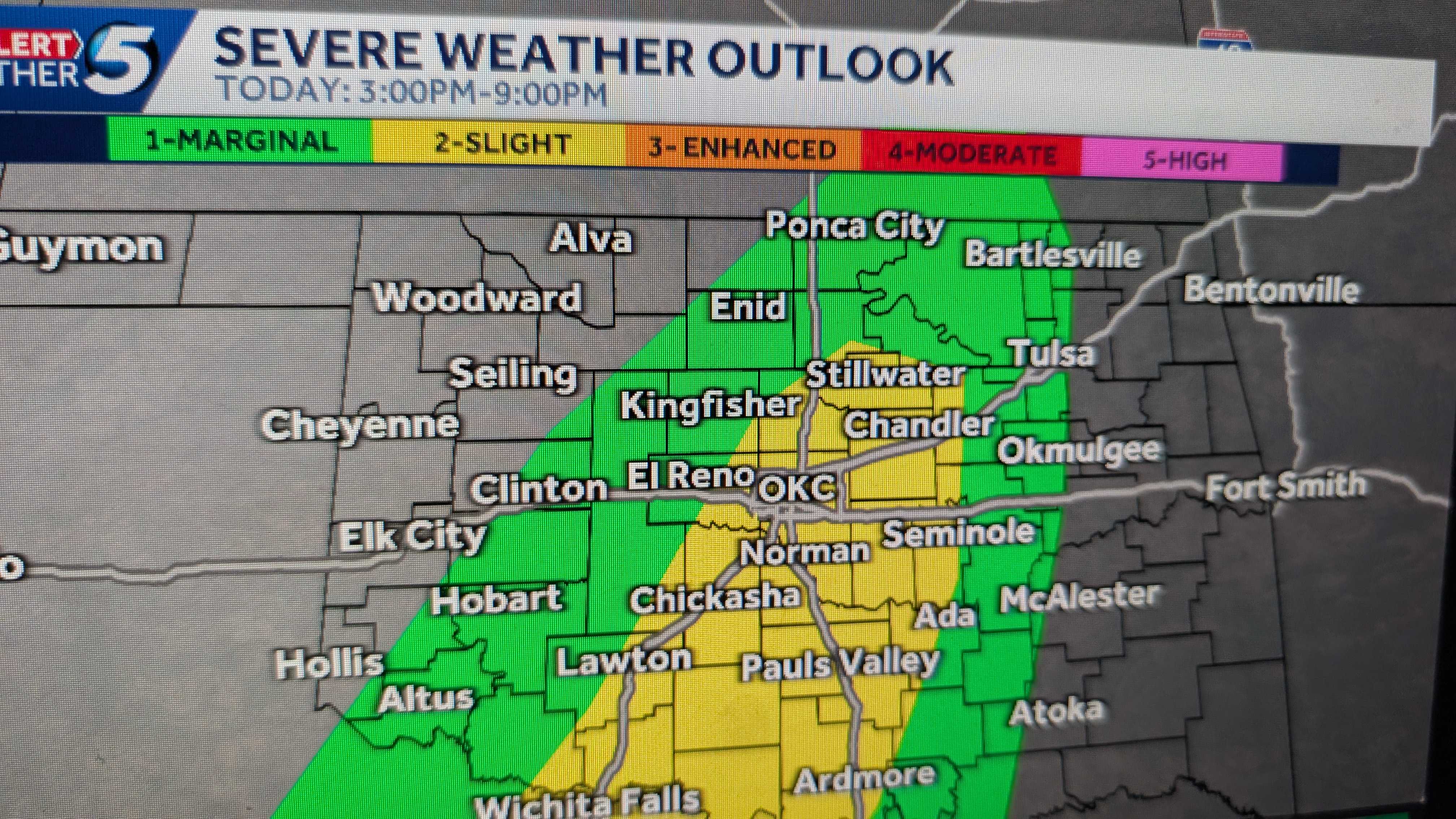 Timeline: Severe weather risk upgraded as storms come with low tornado ...