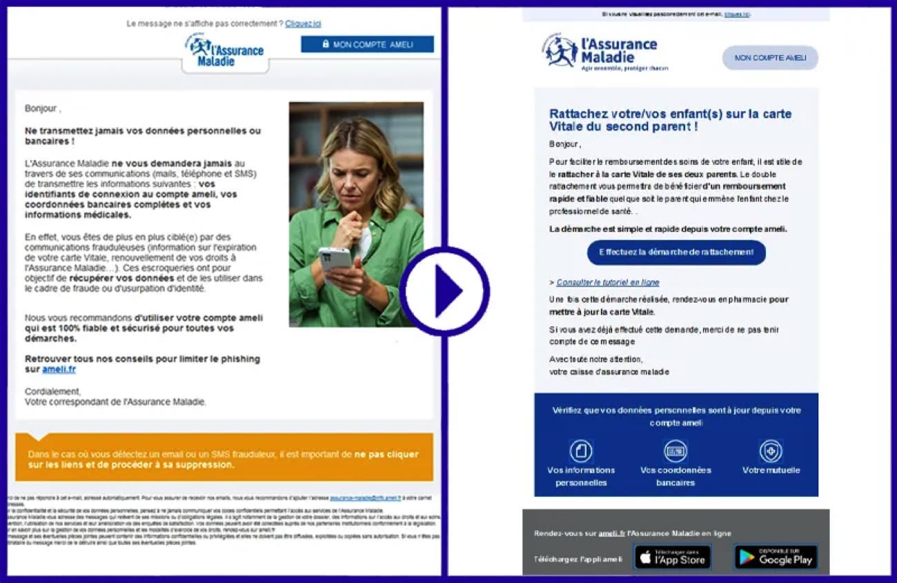 Ameli relooke ses emails : les messages de l’Assurance Maladie évoluent