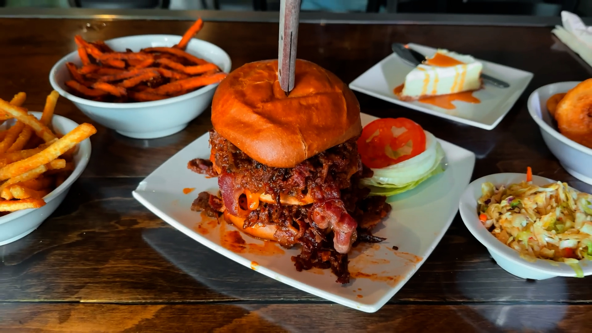Man tries to survive 'Gauntlet' food challenge in just 20 minutes
