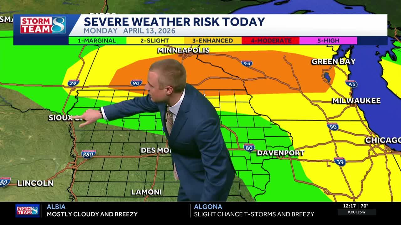 Iowa weather: Tracking strong storm chances this week