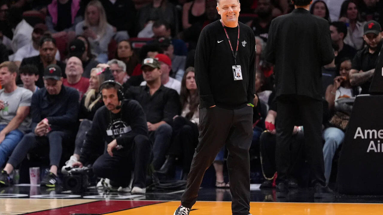 Heat equipment manager Rob Pimental remains committed to work while ...