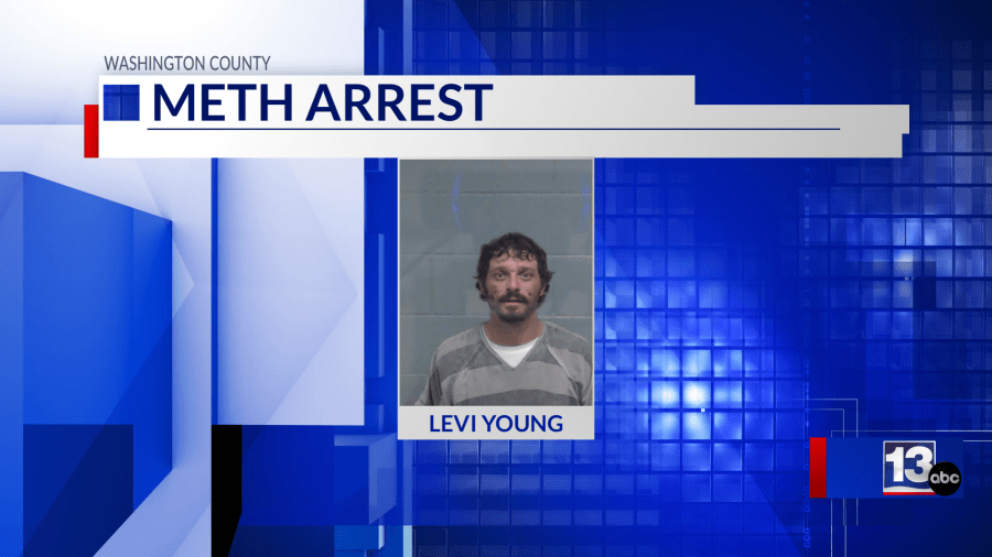 Washington County man arrested for possession of meth, fleeing deputies