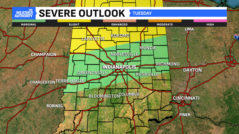 A warm week ahead with daily chances for rain in central Indiana