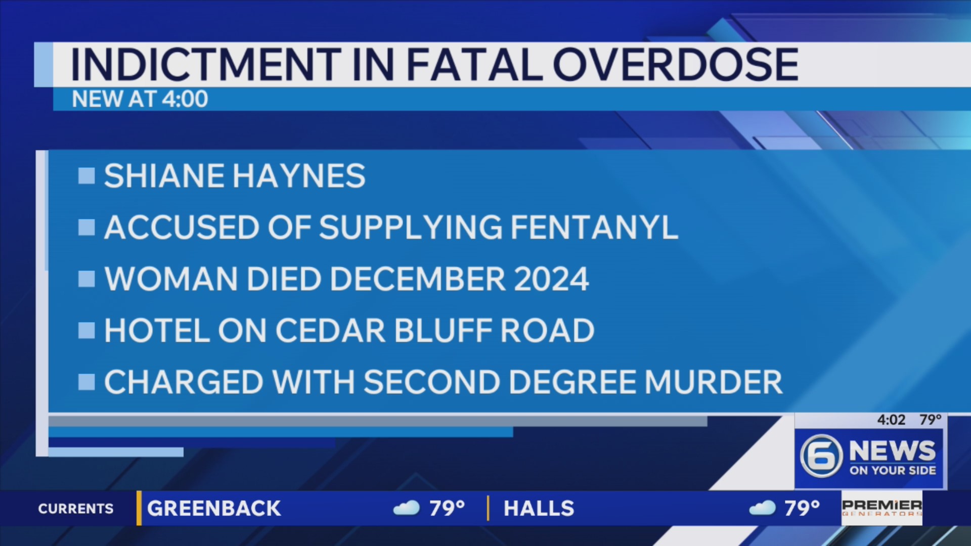 Knoxville woman charged with murder in 2024 overdose death