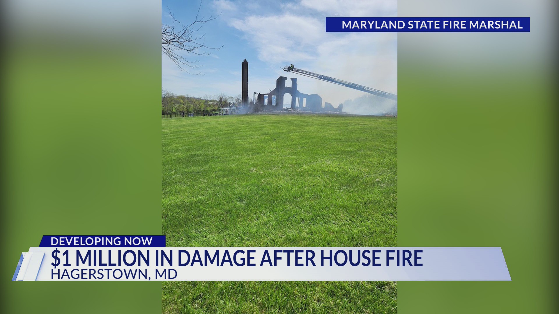 $1M in damage after Maryland house fire