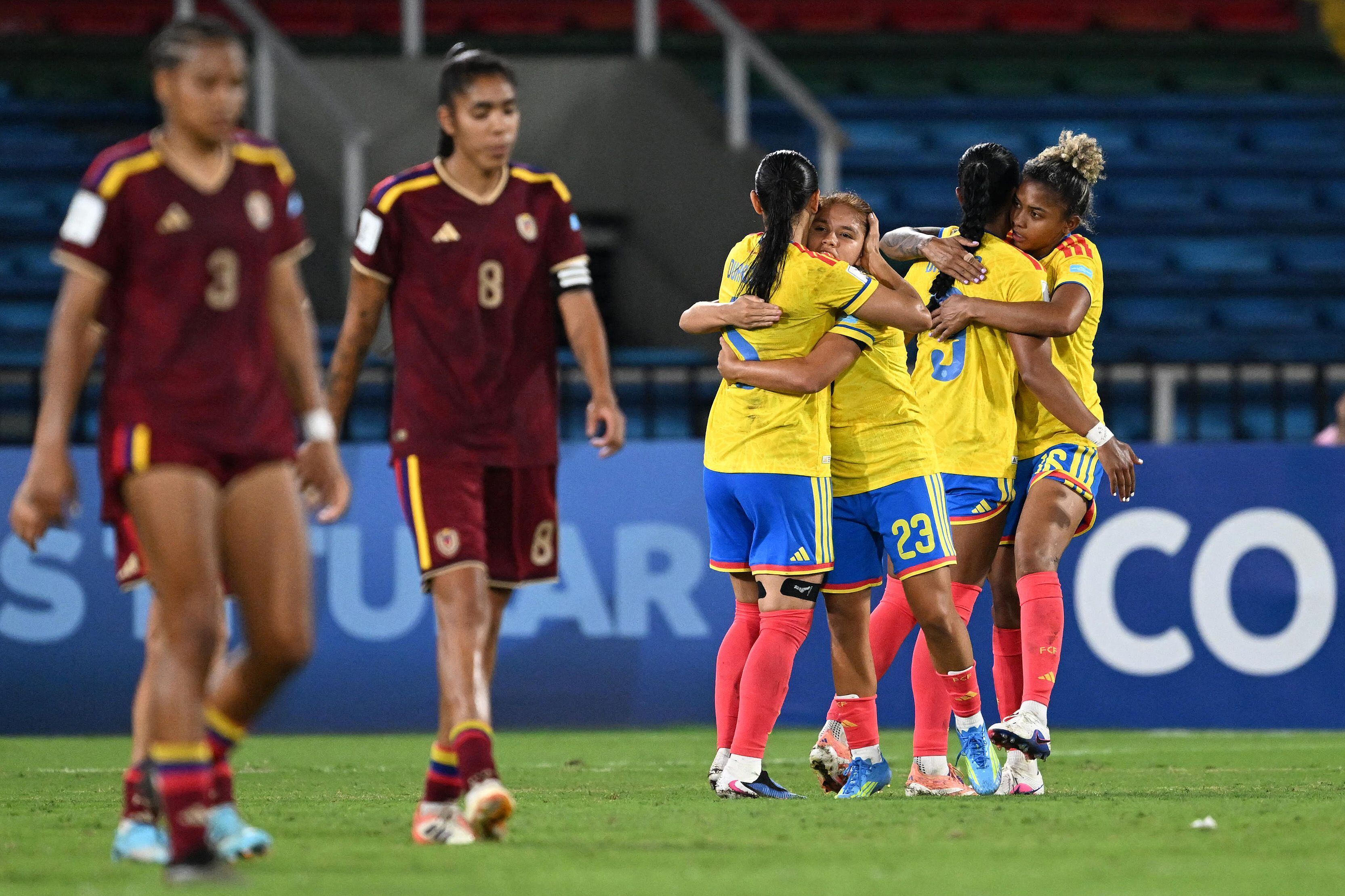 Colombia vs. Chile por la Liga de Naciones Femenina de la Conmebol.