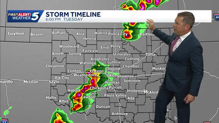 Timeline: Tornado threat increases across Oklahoma amid severe weather ...