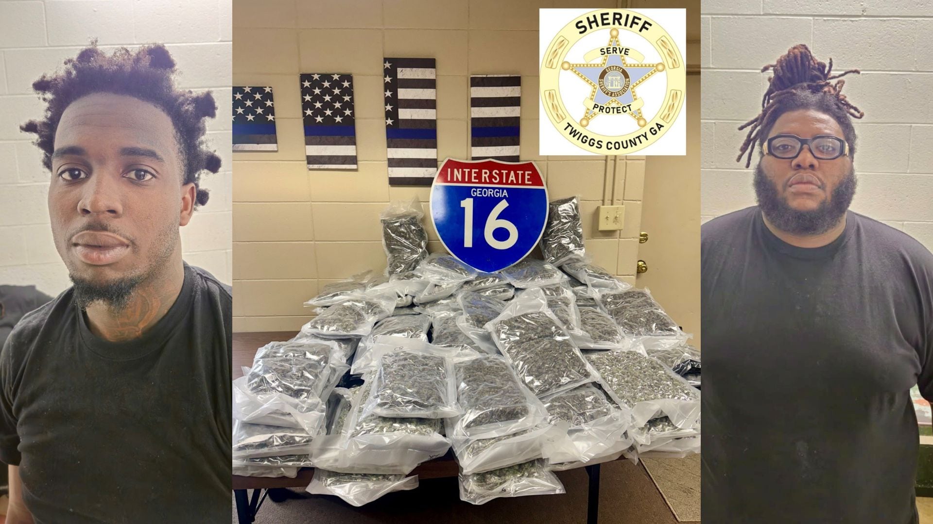 More than 100 pounds of marijuana found hidden in duffle bags