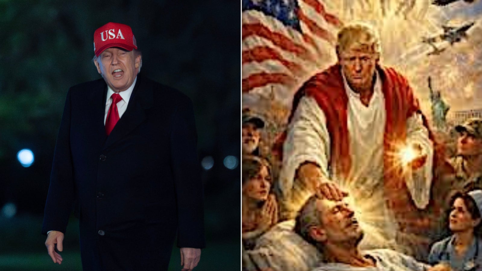 Trump hit with ‘Antichrist’ claims after posting AI-generated Jesus image