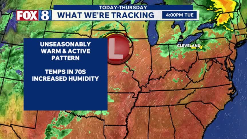 Tracking: Rounds of downpours and storms