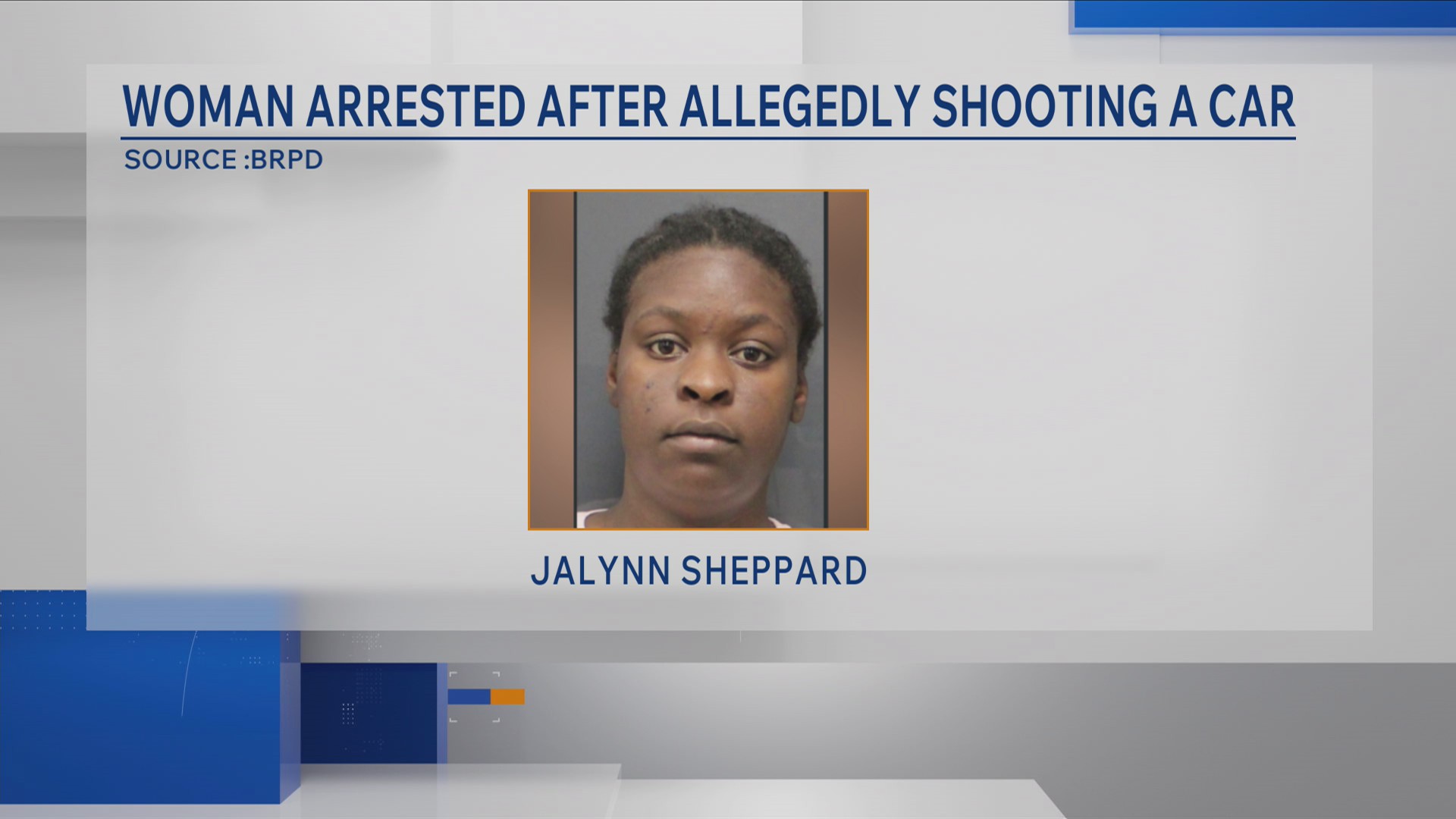 Woman arrested after reportedly shooting at car in Baton Rouge