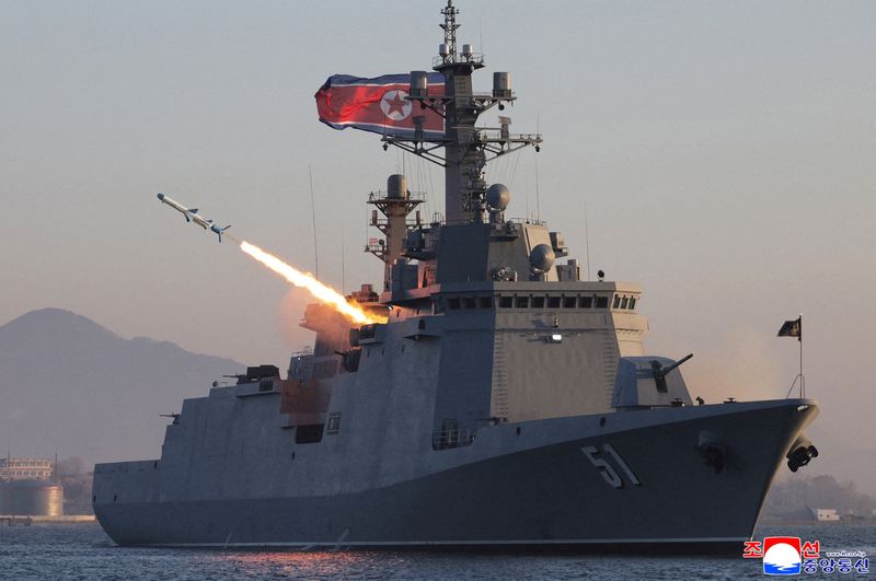 North Korea tests cruise and anti-ship missiles from naval destroyer<br><br>