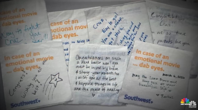 Southwest crew honors 2-year-old cancer survivor