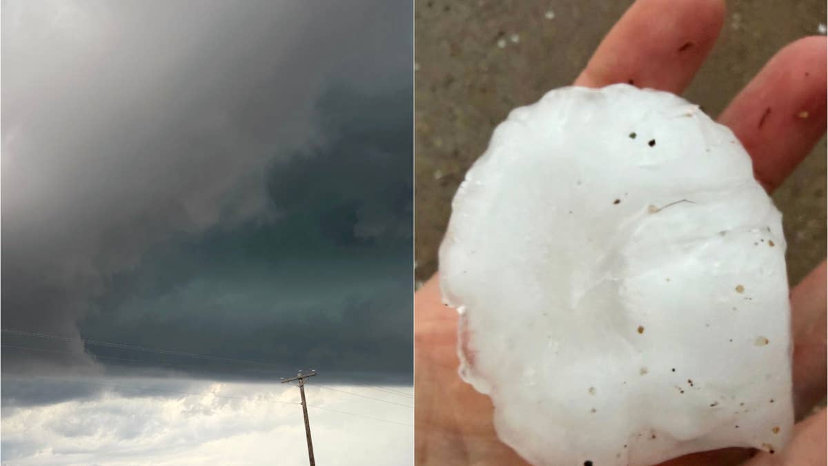 Large tornado, tennis ball-sized hail pummel southern Minnesota