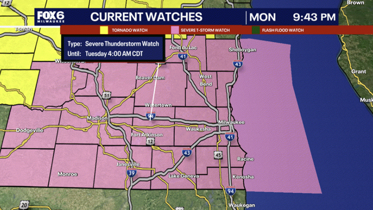 Wisconsin severe weather risk: Rounds of heavy rain, strong storms