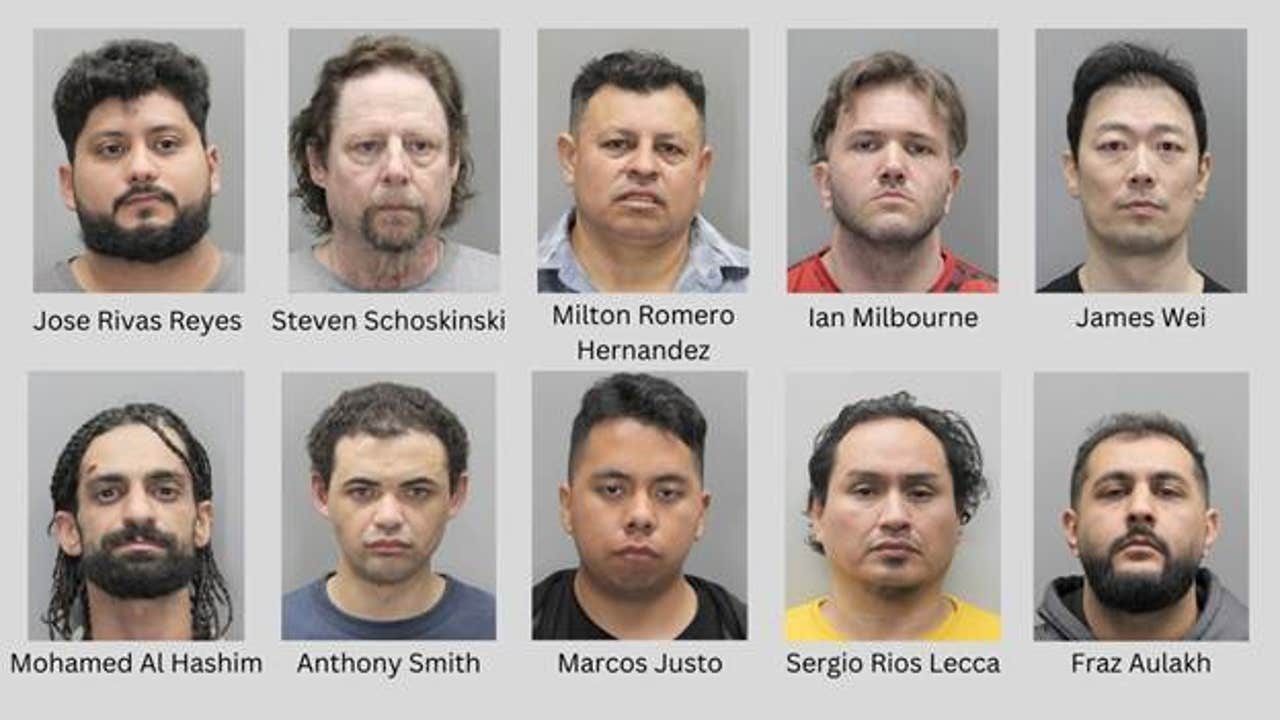 Undercover child predator sting in Fairfax County leads to 10 arrests