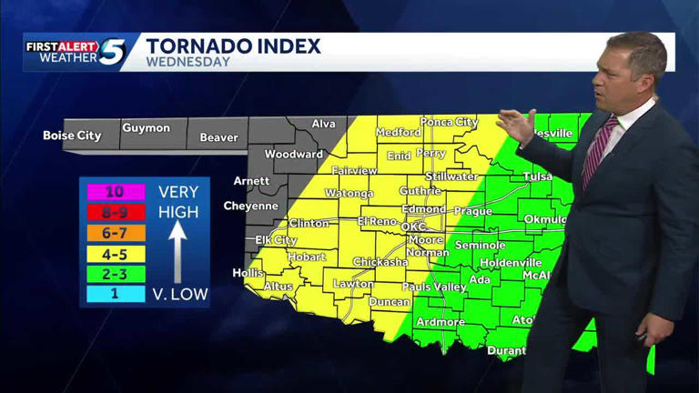 Timeline: Tornado threat increases across Oklahoma amid severe weather ...