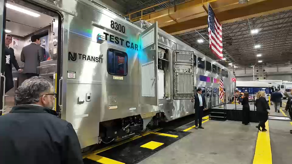 New Jersey Transit unveils new multi-level train cars going into ...