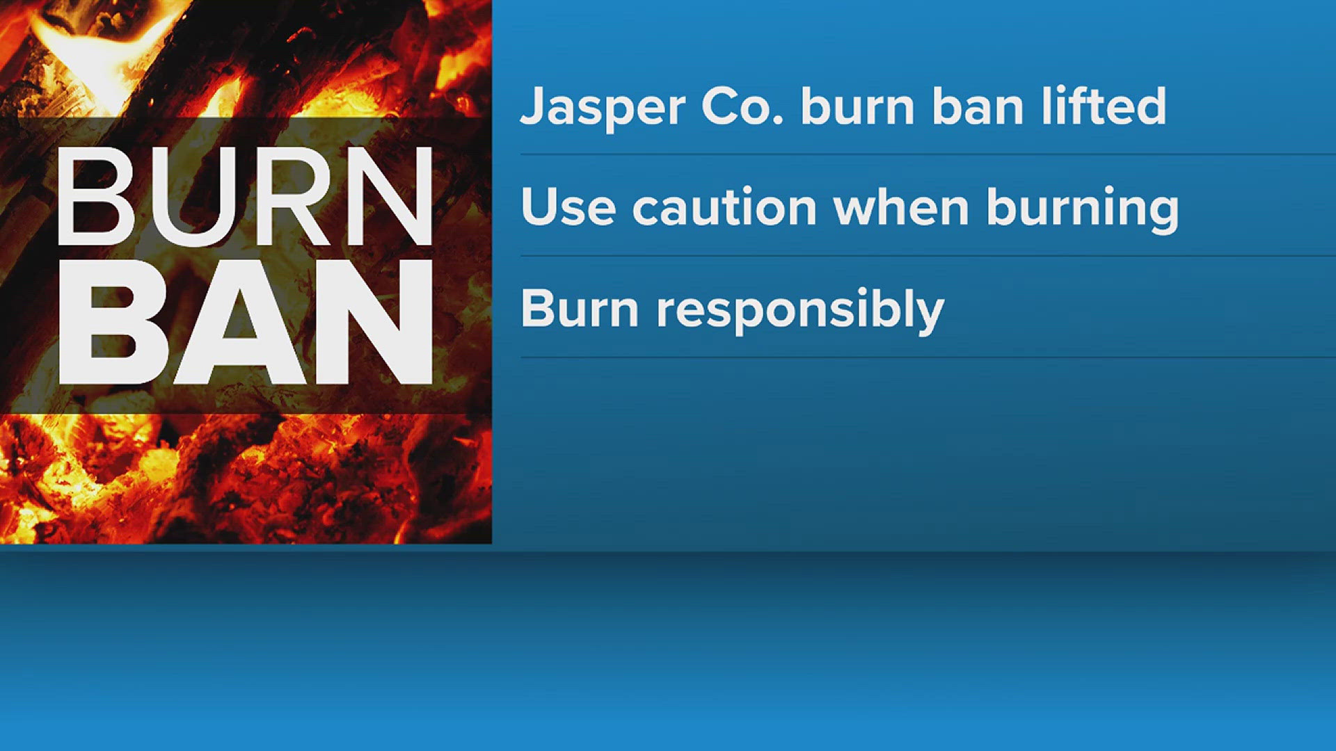 Jasper and Tyler County lifts burn ban after rain, urges caution with ...