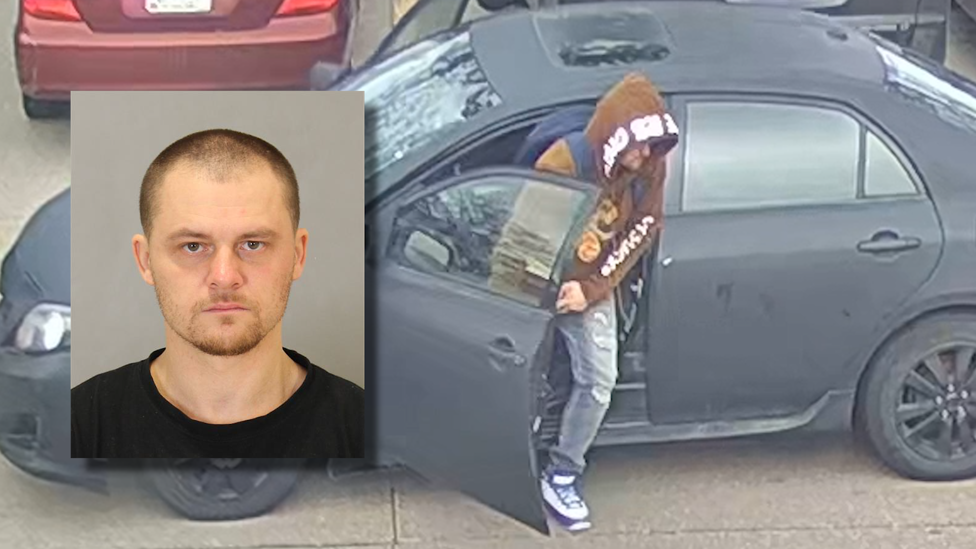 Caught on camera: Omaha police search for man who stole car at high school