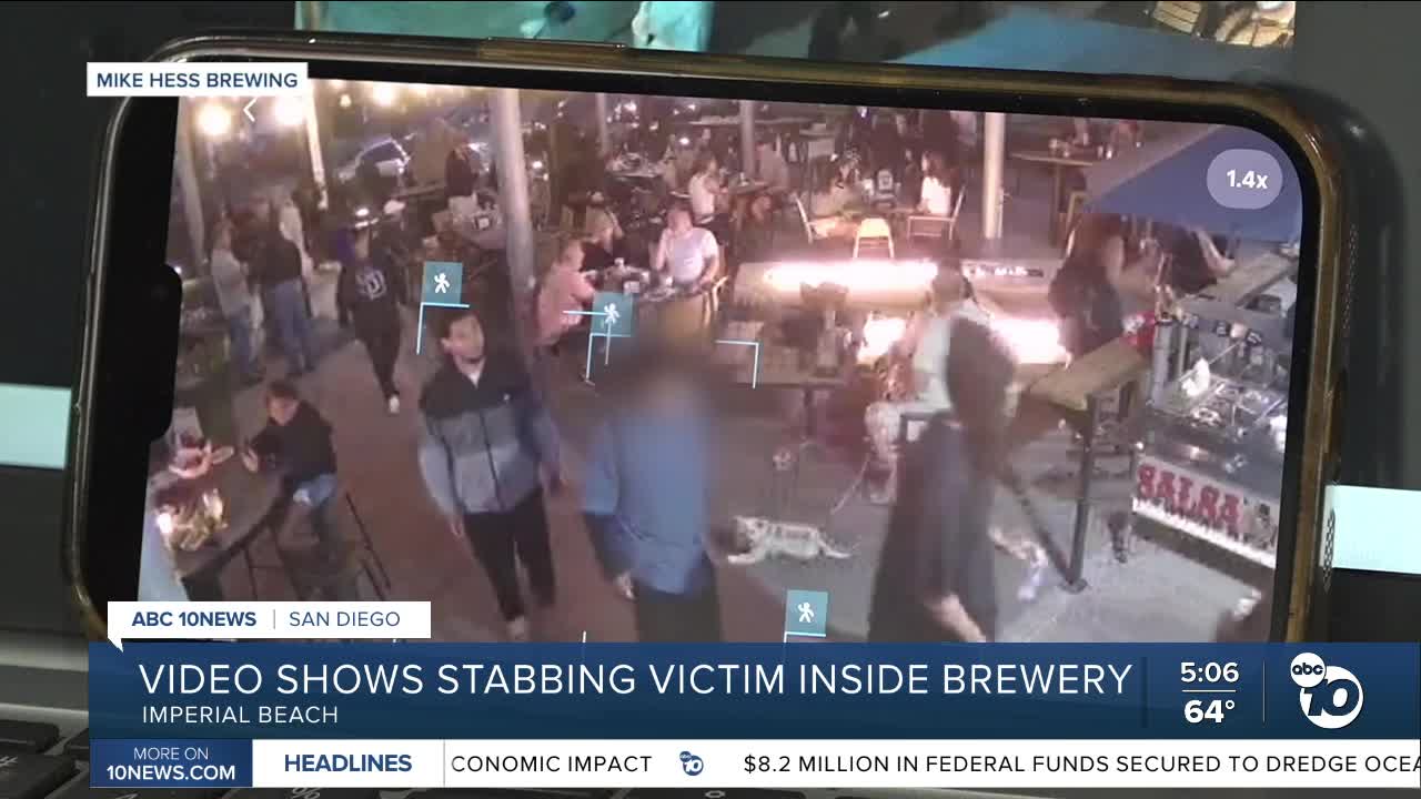 Staff, good Samaritan help stabbing victim in Imperial Beach brewery