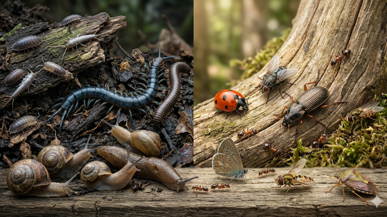 Creepy-crawlies explained: Why not everything that crawls is an insect