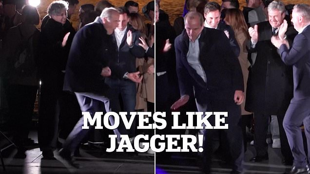 Hungarian politician celebrates Orban's defeat with wild moves