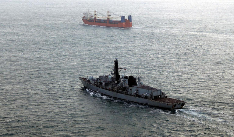 Russian naval ship seen ‘waiting’ in English Channel, NATO source confirms