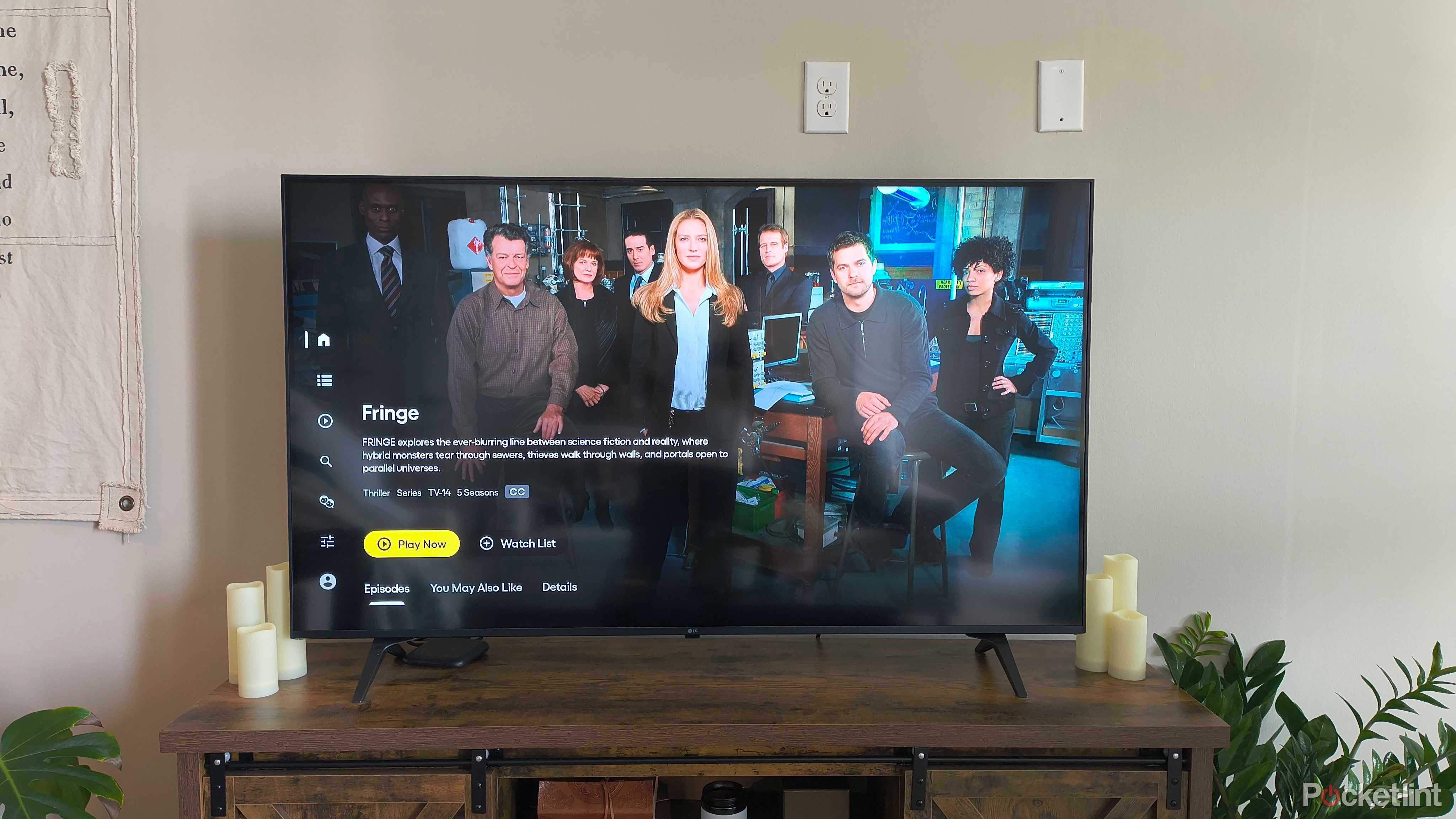 Fringe on Pluto TV.