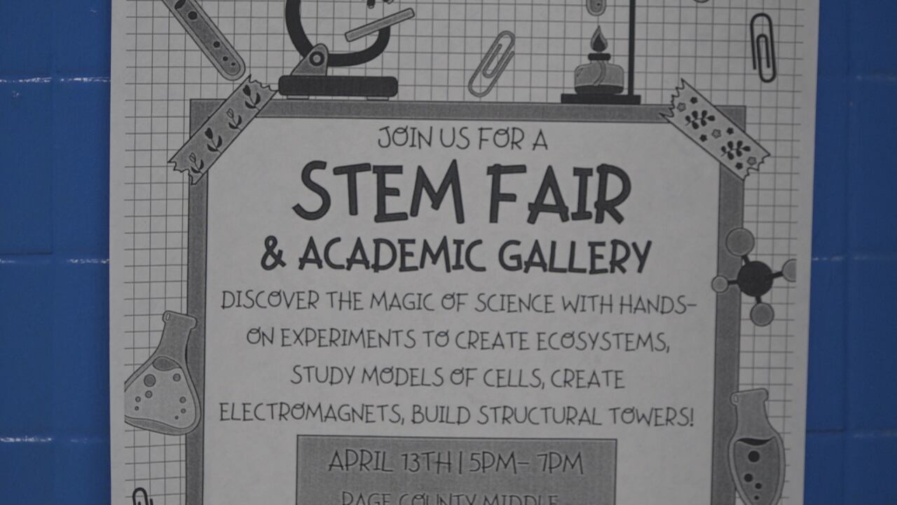 Page County Middle School hosts first-ever STEM education night