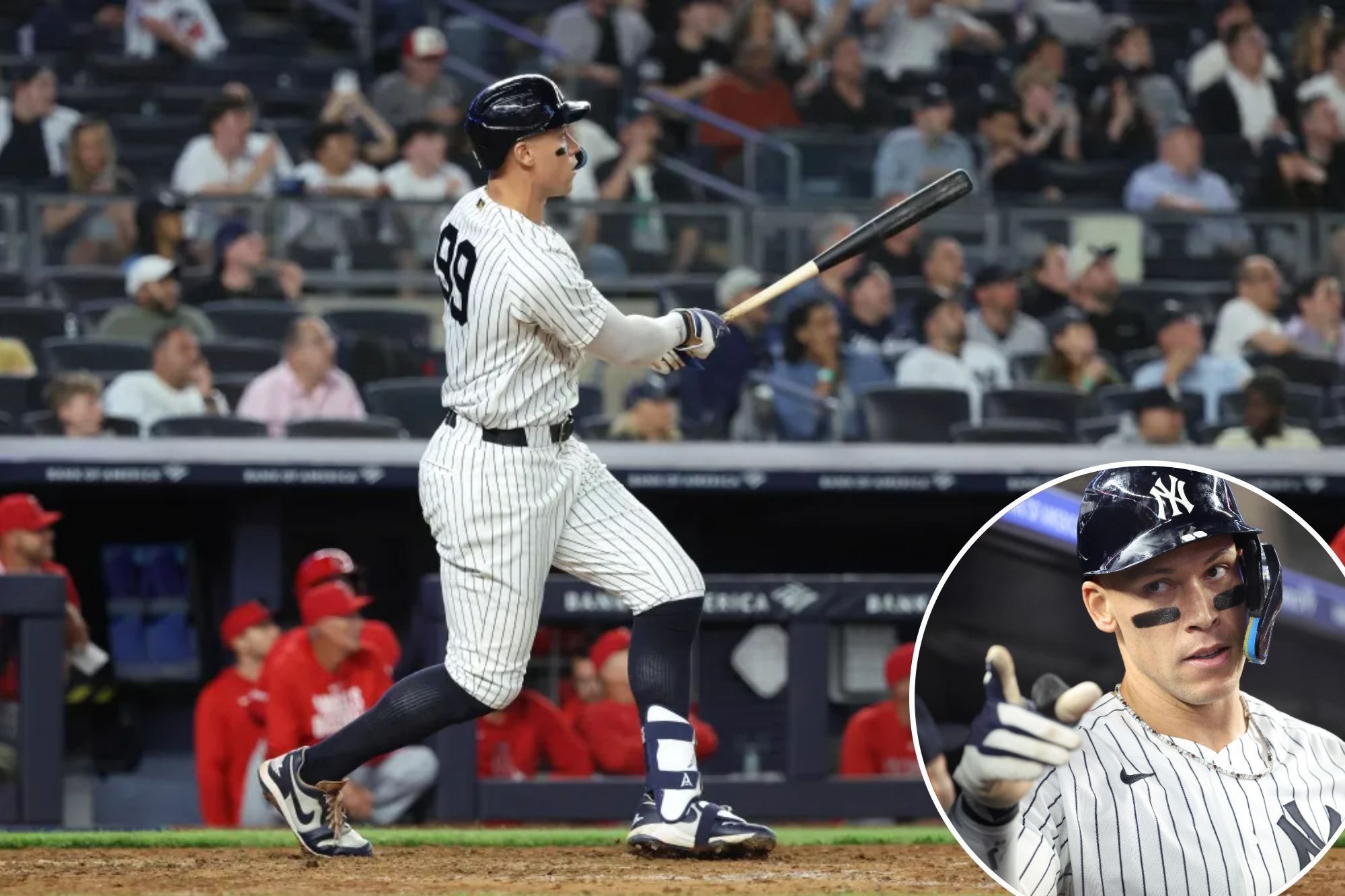 Red-hot Aaron Judge passes legend in Yankees record book with two-homer ...