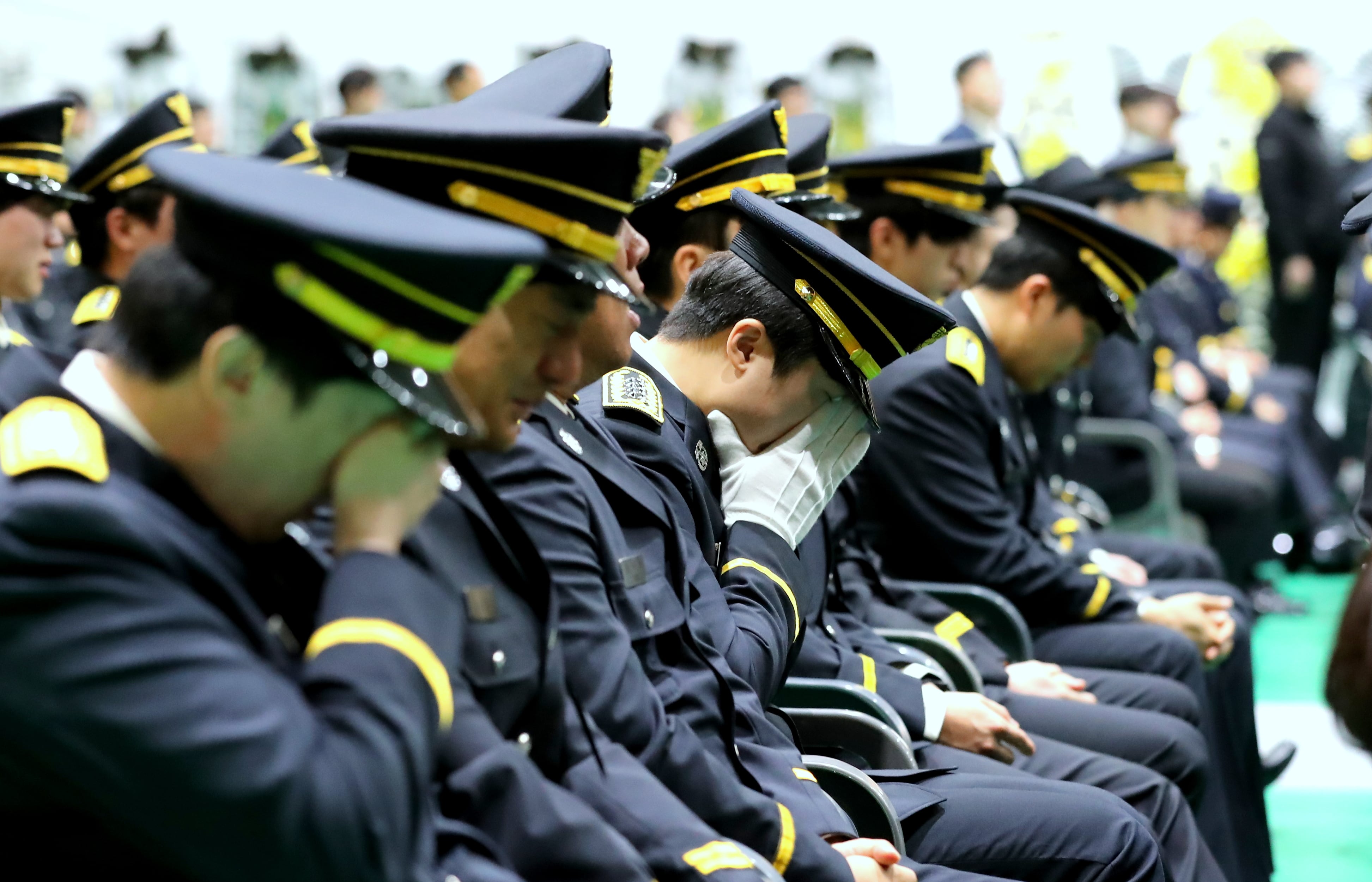 Firefighters' sons vow to protect families after line-of-duty deaths