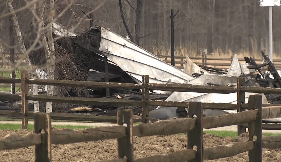Geauga County barn fire, explosion was a close call for mother and ...