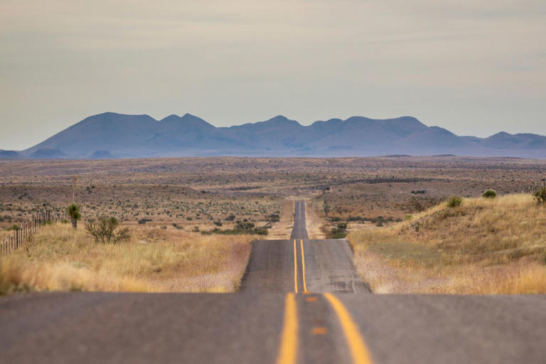 This remote Texas road winds through desert canyons and majestic ...