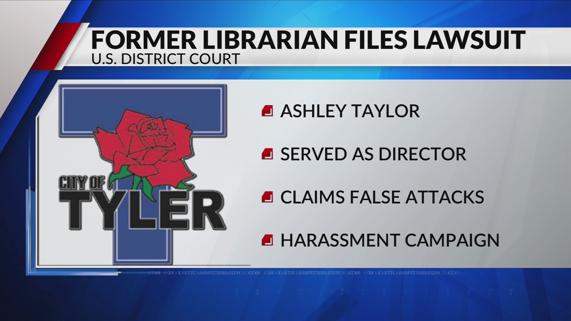 Federal lawsuit accuses City of Tyler of firing library director over ...
