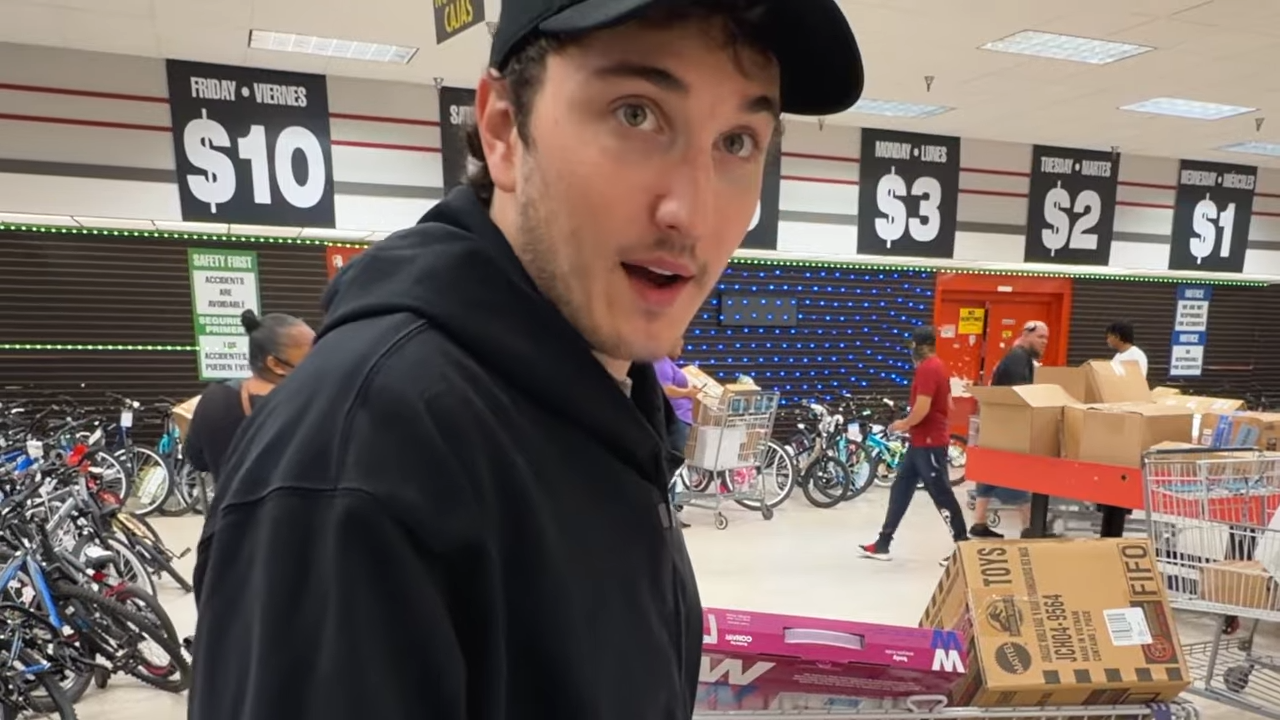 He walked into the biggest Amazon returns store and the first few ...