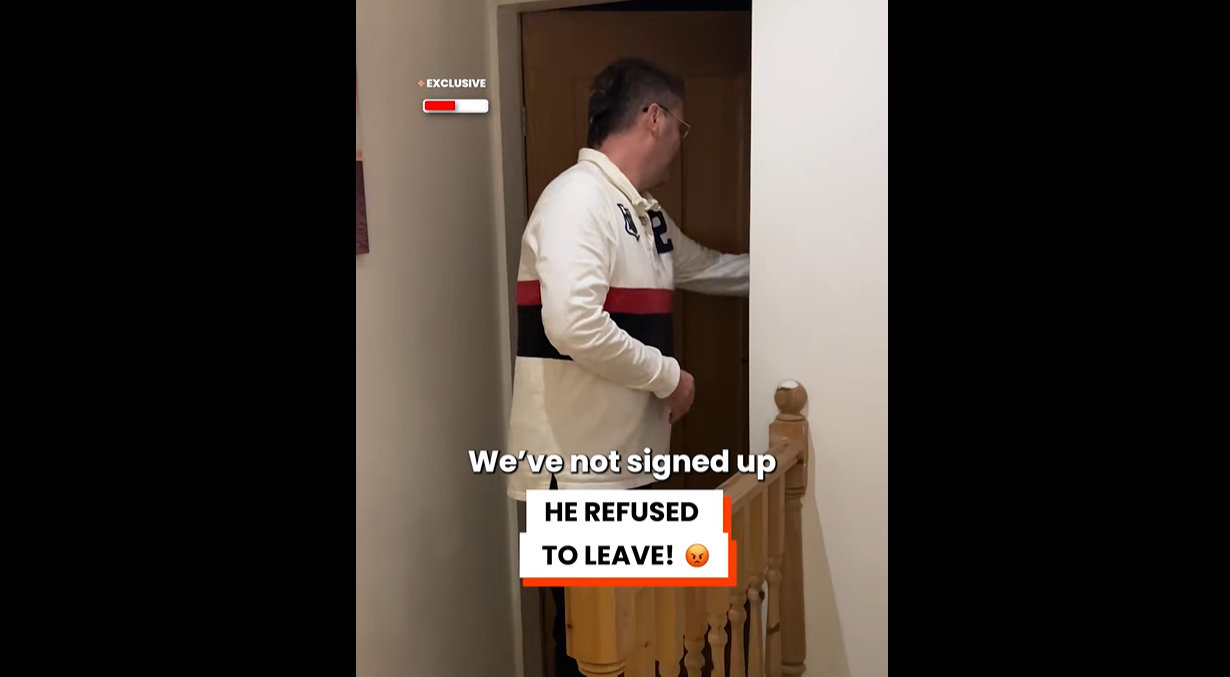 We locked the door... then heard someone inside