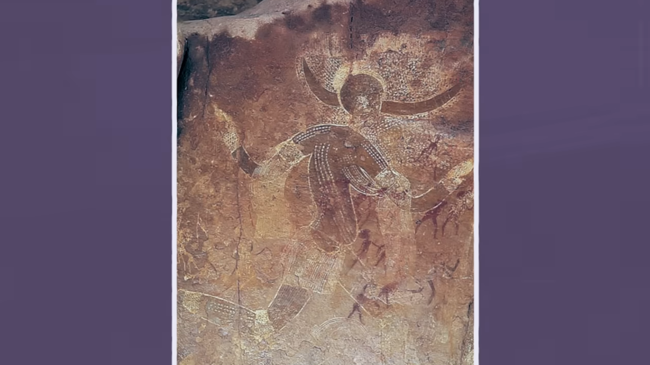This ancient image shows a creature that doesn’t match any known animal
