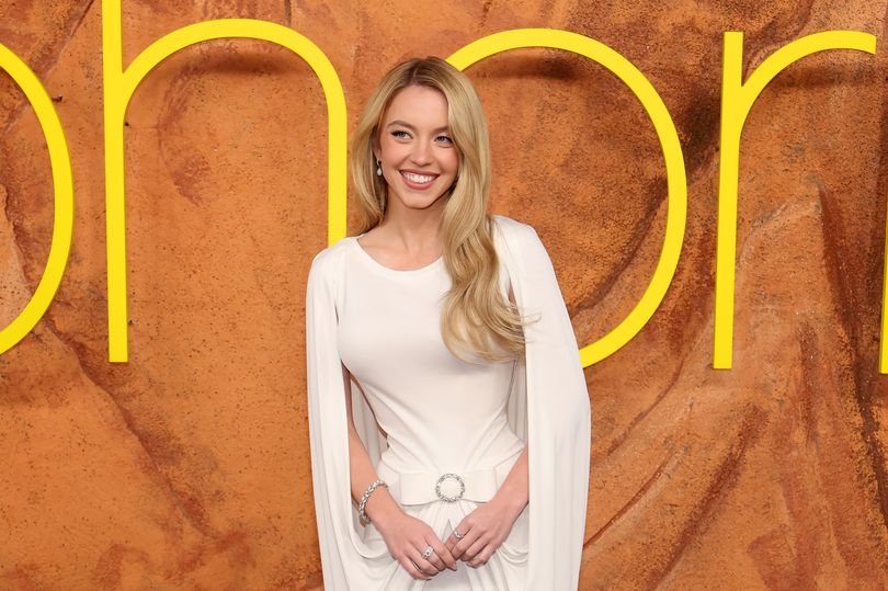 Sydney Sweeney sends fans wild in hourglass cape dress at Euphoria premiere
