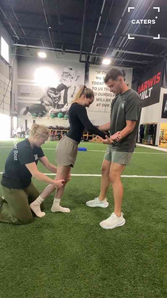Paralyzed college student takes first steps in breakthrough moment in ...