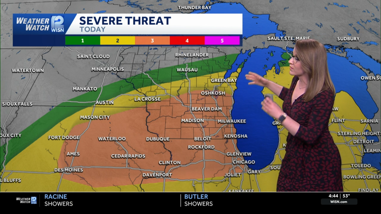 Alert day: Threat of severe storms in SE Wisconsin